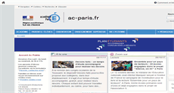Desktop Screenshot of ac-paris.fr