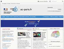Tablet Screenshot of ac-paris.fr